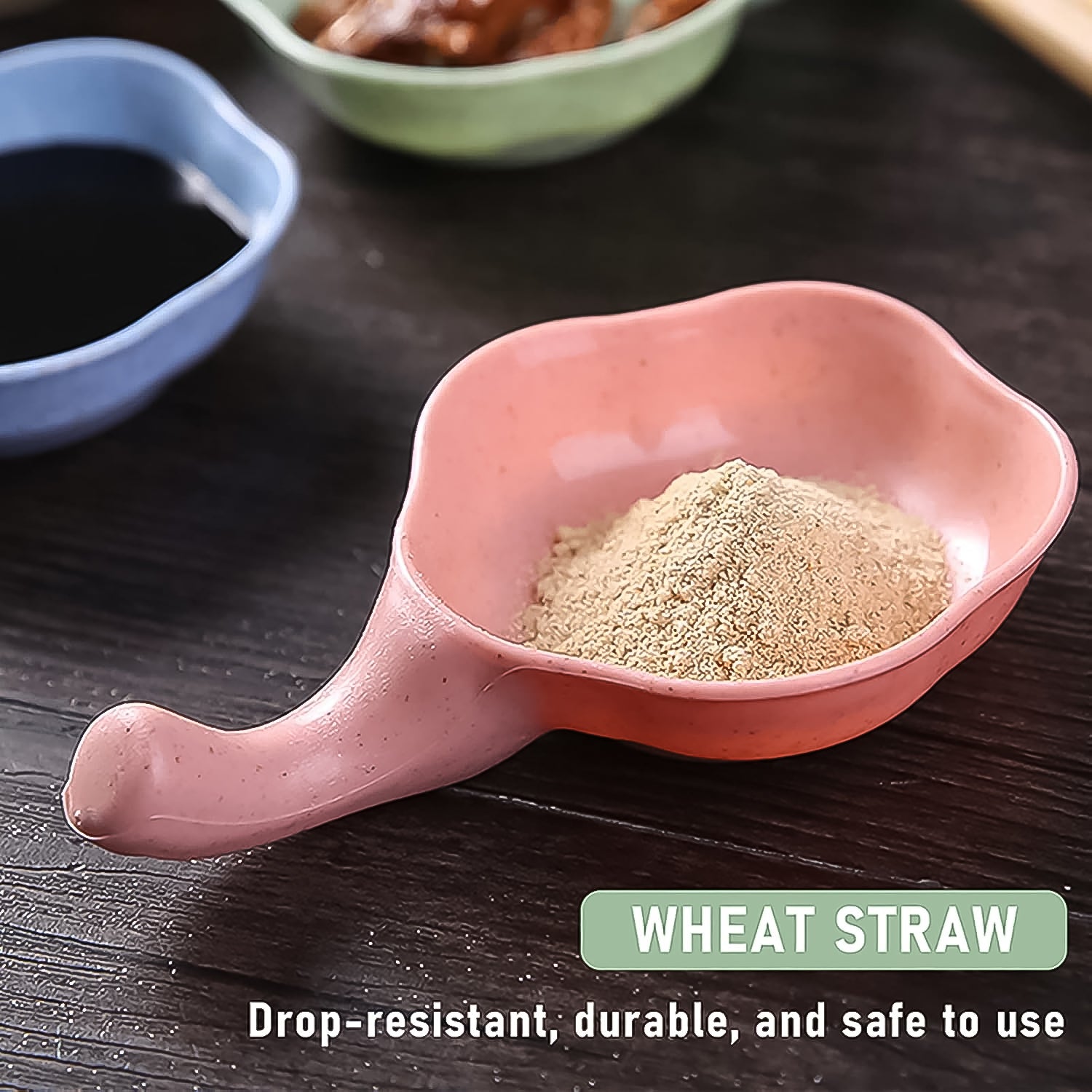 Mini Flower-shaped Sauce Dish With Handle Mini Flower-shaped Sauce Dish With Handle